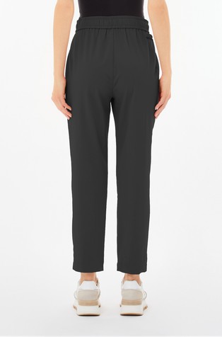 LIU JO Cropped hlače z elastičnim pasom Črna - Black 2