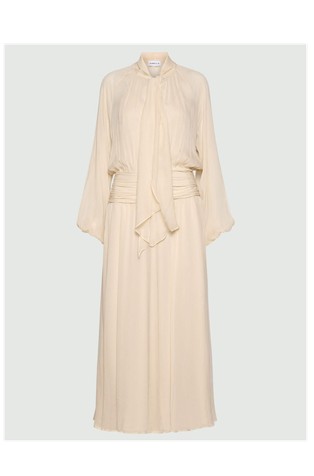 Long crepon dress