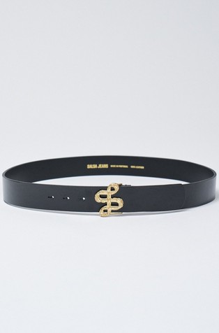 Usnjen pas z logo zaponko