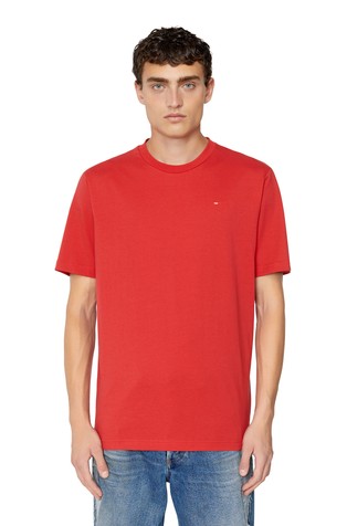 T-shirt with micro-embroidered logo