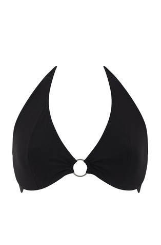 PASSIONATA Lea zgornji del kopalk z žično oporo Črna - Black 4