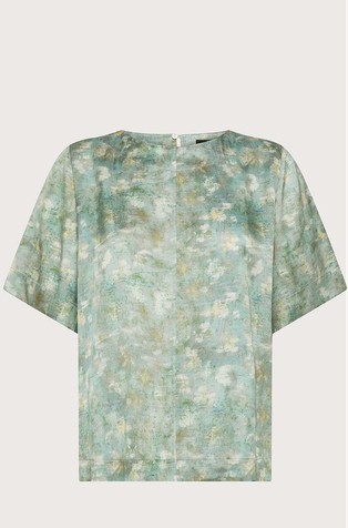Viskozna bluza s potiskom