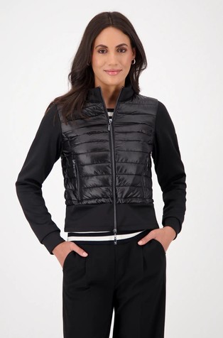 Prešita jakna z vstavki iz neoprena