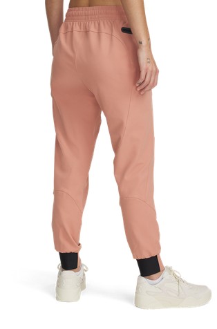 UNDER ARMOUR Unstoppable hlače Roza - Canyon Pink / Black 2