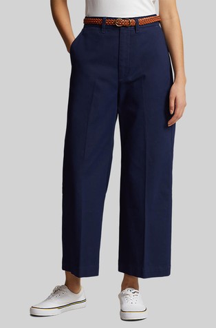 Chino Wide-Leg Pant