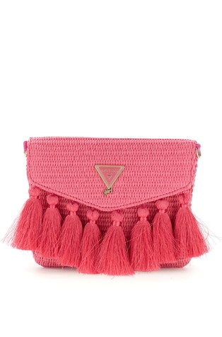 Mini torbica za čez ramo iz umetne rafije