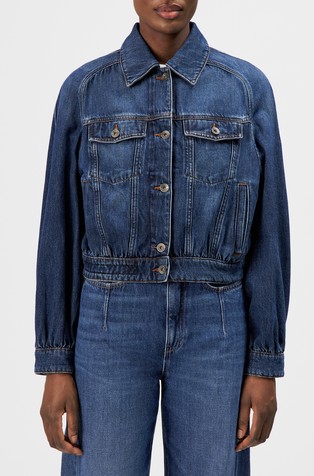 Relaxed fit denim jakna