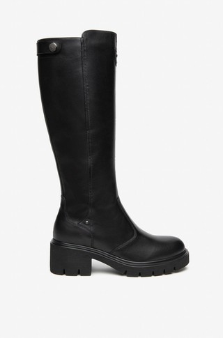 Leather Heeled Boots