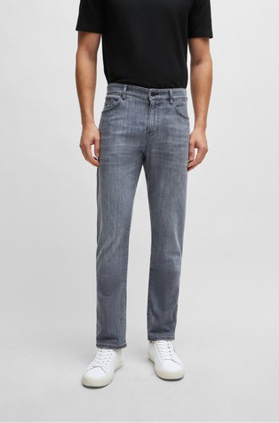 Slim-fit jeans in comfort-stretch denim