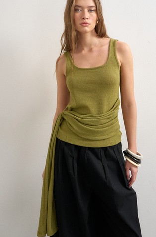 TSJUNE drape top vest