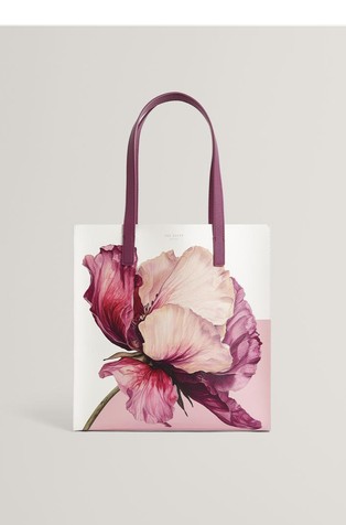 Medium tote torba z natisnjenim cvetom