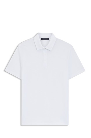 Beckham x Boss polo shirt in cotton and silk