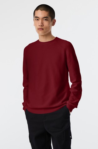 Seamless 3D Performance Knit Crewneck Sweater