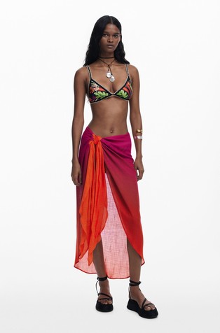 DESIGUAL Sarong krilo v prelivajočih barvah Večbarvna - Multi 3