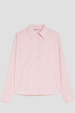 Oversized rhinestone shirt