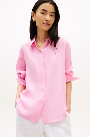 Relaxed fit lanena srajca