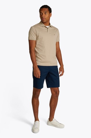TOMMY HILFIGER Regular fit polo majica iz interlock tkanine Bež - Beige 3