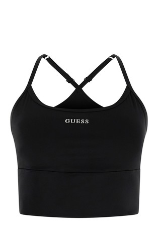 Crop top z naramnicami