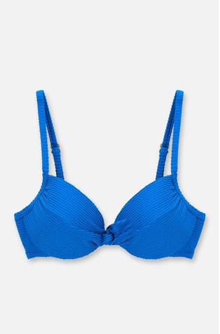 Ocean Crinkle Bikini Top