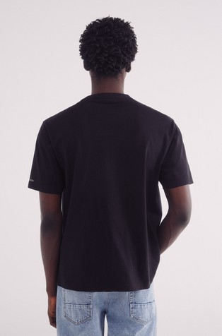 SPRINGFIELD Joy Division majica s kratkimi rokavi Črna - Black 2