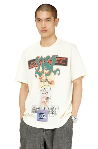 T-shirt with with graphic prints