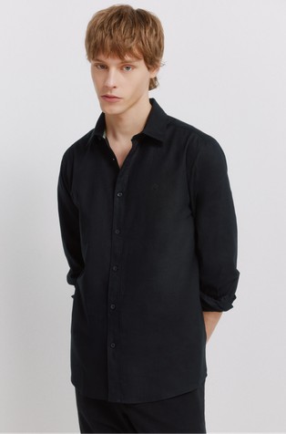 Cotton and linen shirt