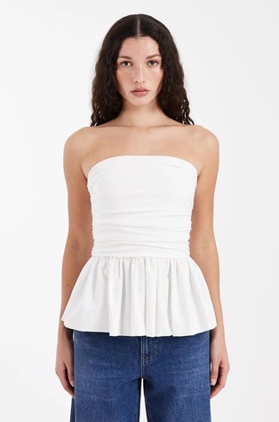 TSCAMILLA bandeau top s peplum naborkom