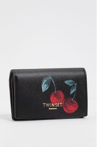 Denarnica iz umetnega usnja z motivom češnje