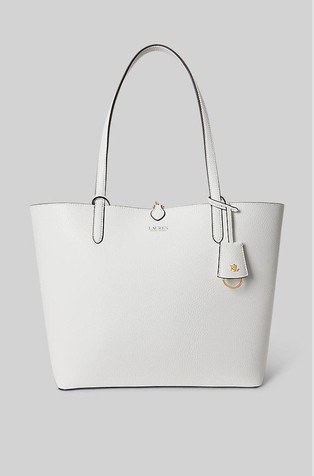 Faux-Leather Print Reversible Tote