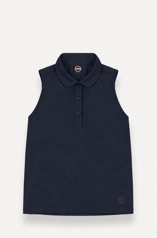 Polo majica brez rokavov iz bombažnega pikéja