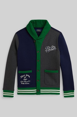 Logo color-blocked jacket