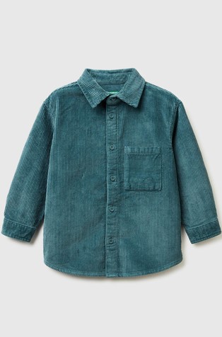 Corduroy shirt with pocket
