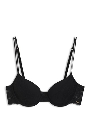 Čipkast modrček z oporo