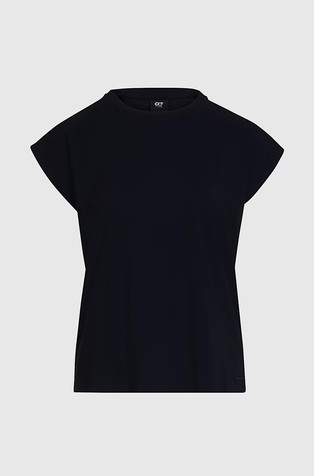 ALPHATAURI Majica iz power stretch jerseya Črna - Black 6
