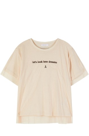 Statement double layer T-shirt