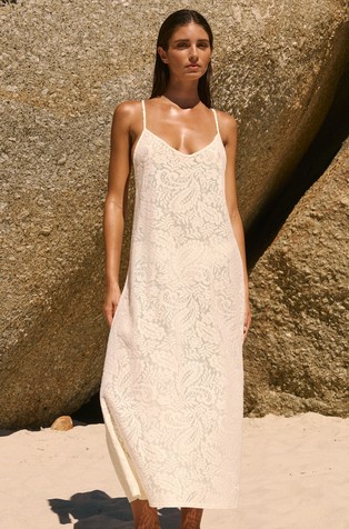 Camelia B mrežasta obleka s cvetličnim vzorcem