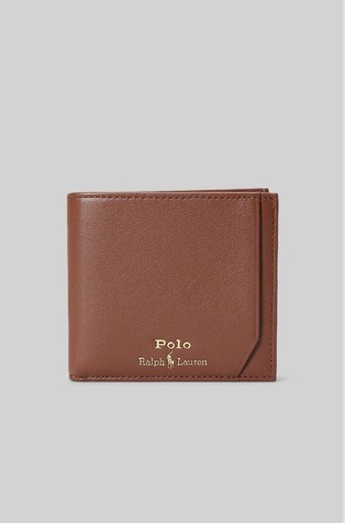 Leather Billfold Coin Wallet