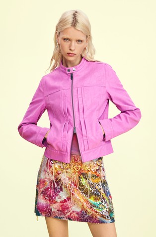 Jakna iz umetnega usnja