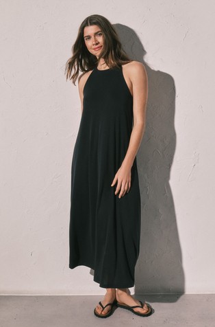 Long modal-blend dress