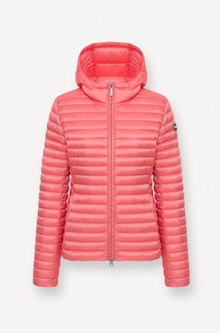 Water-repellent down jacket with hood