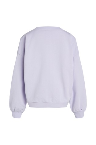 CALVIN KLEIN Loose Logo Sweatshirt Purple 2