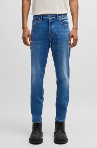 Tapered fit jeans hlače iz soft-motion denima