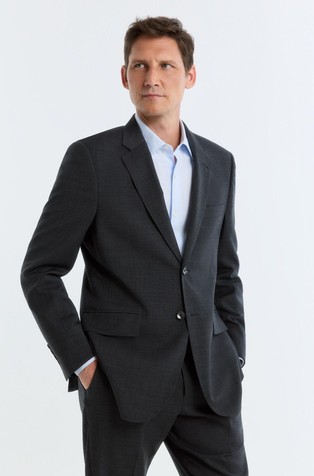 Coolmax® slim fit single-breasted blazer