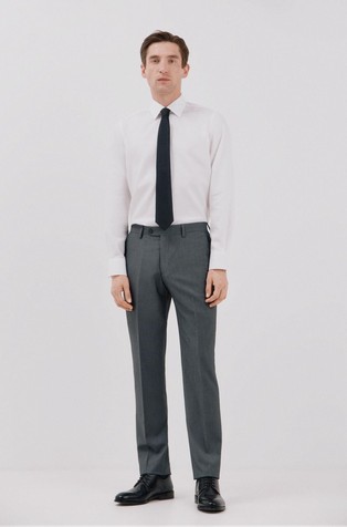 CORTEFIEL Serie XXI slim fit trousers Gray 3