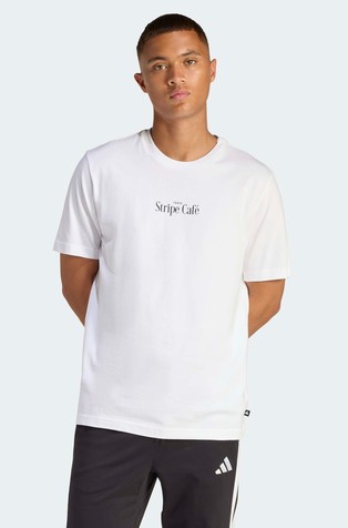 Coffee Cafe majica s kratkimi rokavi in potiskom krofov na hrbtu