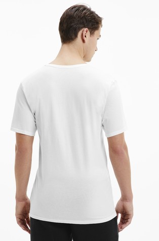 CALVIN KLEIN Paket 2 majic s kratkimi rokavi - CK ONE Bela - White 3