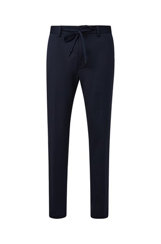 Slim fit hlače iz mešanice z viskozo