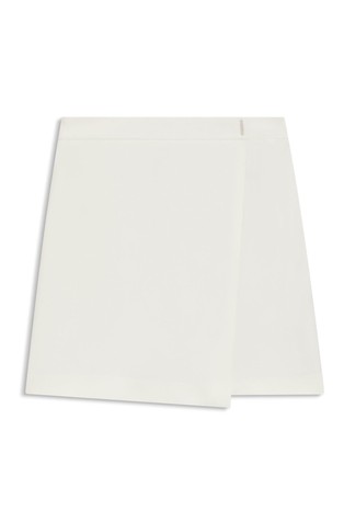 Mini skirt in viscose crepe