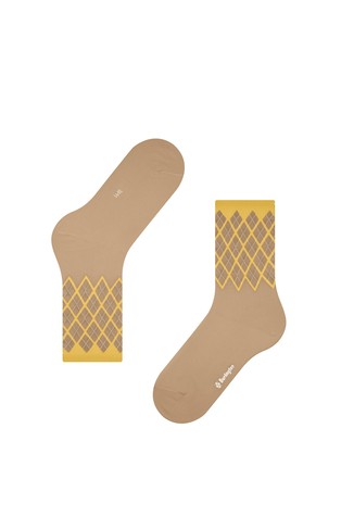 BURLINGTON Mayfair Women Socks Brown / Yellow 5