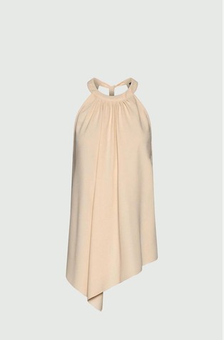 Art. 365 Asymmetric envers satin top